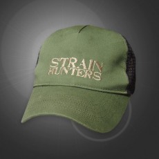 Кепка зеленая (сетка) / Strain Hunters - Logo (GHS-D004)