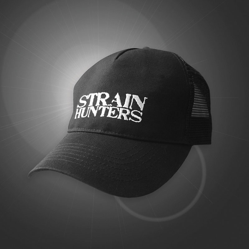Кепка черная (сетка) / Strain Hunters - Logo (GHS-D003)