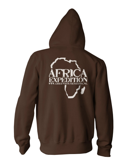 Толстовка мужская, коричневая / Africa - Logo (GHS-CMH006)