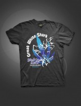 Футболка мужская, черная / Great White Shark - Logo (GHS-ATS003)